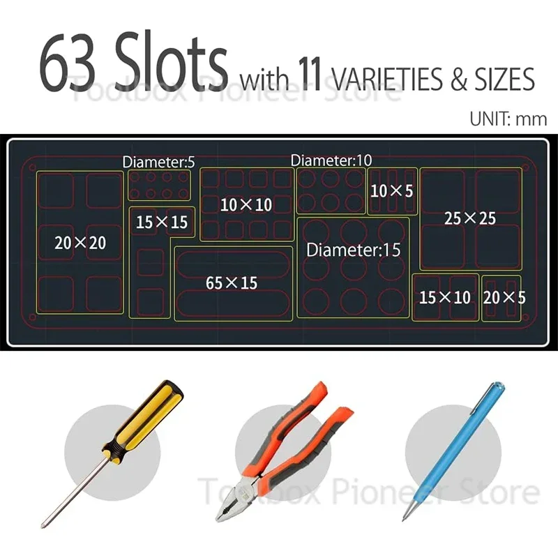 Portable Cross Screw Driver Storage Rack Organizers Screwdriver Hex Screwdriver Organizers Holder RC Tools Kit
