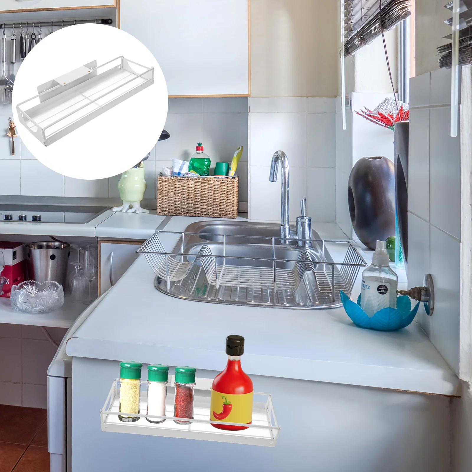 

Under The Kitchen Sink Organizer Pull Out Drawer for Closet Kitchen Cabinet Storage Rack
