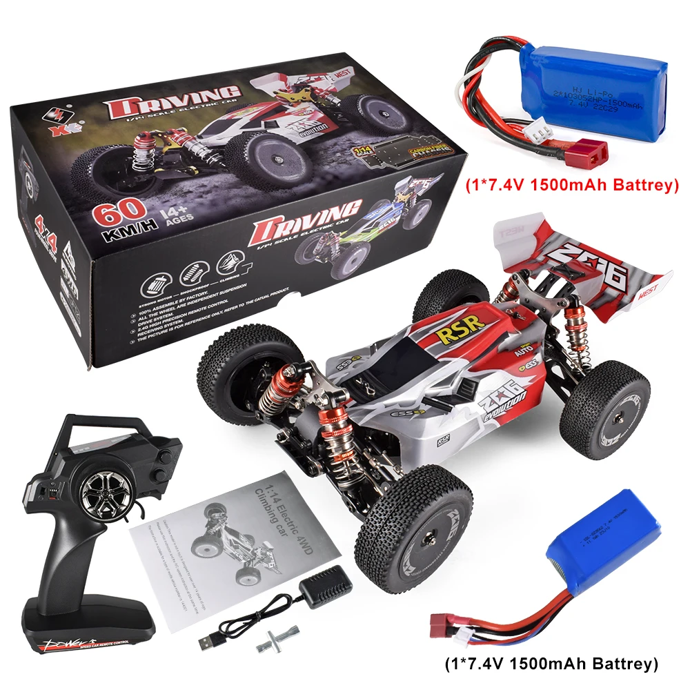 WLtoys XK 144012 4WD RC카 1/14, 4x4 오프로드 드리프트 레이싱 카, 60 km/h 2.4G 550 모터 전기 자동차, 성인 및 어린이 선물