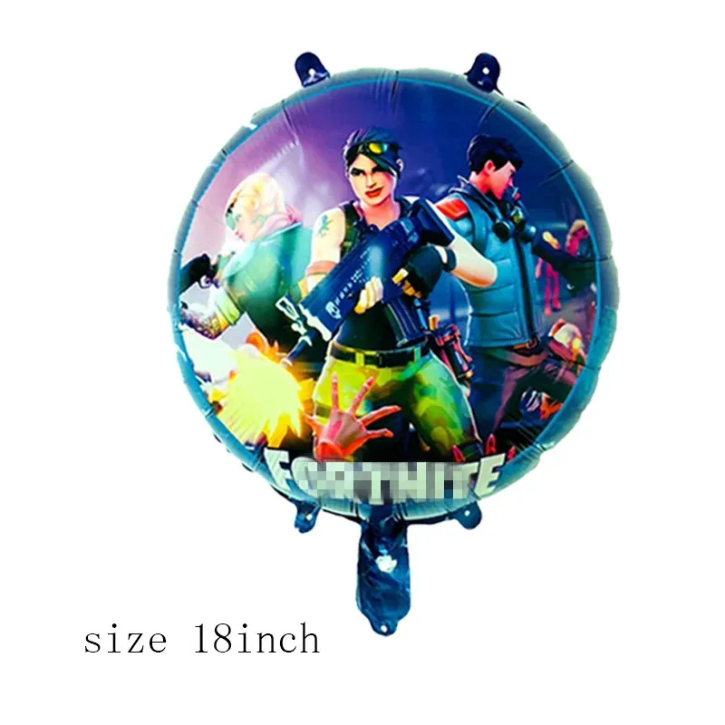 Colorful Party Decoration Banner and Balloon Set for Kids' Gaming-Themed Birthday Celebration
