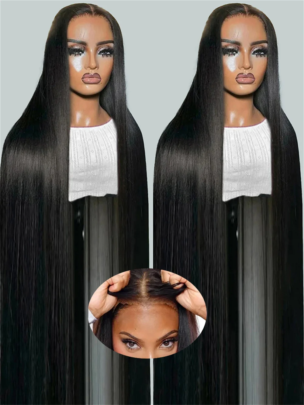 

Glueless Wig Human Hair Ready To Wear Bone Straight 13x4 Hd Lace Frontal Human Hair Wigs 4x4 7x5 Hd Lace Closure Wig Pre Plucked