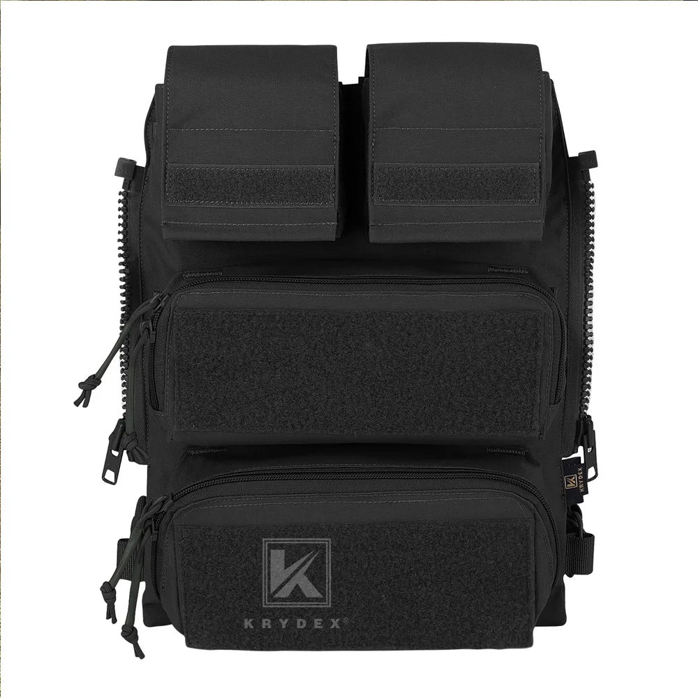 KRYDEX Taktische modulare Tasche mit Reißverschluss, Molle-Reißverschluss, Rucksacktasche mit Mag-Beutel für AVS JPC2.0 CPC Plate Carrier Weste – Detail 14