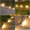 LED Solar Step Lights Waterproof Outdoor Stair Lights Solar Deck Lights Outdoor Decor IP67 Solar Decoration Lights for Yard Path 2