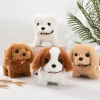 Realistic Plush Simulation Smart Dog Children Toy Can Walking And Call Electric Plush Robot Pet Dog Toddler Christmas Gift 3