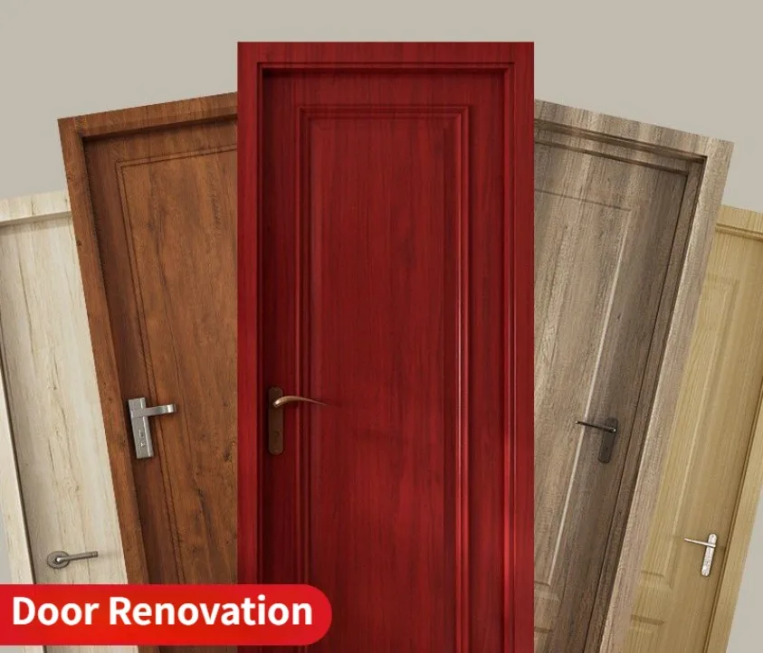 90CM Width Wood Grain PVC Self Adhesive Wallpaper For Door Wardrobe Cupboard Table Furniture Waterproof Stickers Home Decor Film wall stickers self adhesive wallpaper vinyl wallpaper