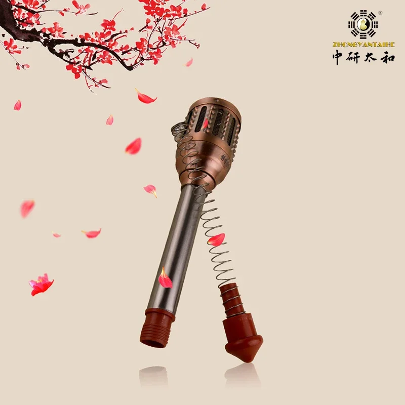 Pure Copper Tai Chi Moxibustion Stick Warm Moxibustion Equipment 3-5 Years Pure Moxa Qi Moxa Stick Smokeless Tie-in