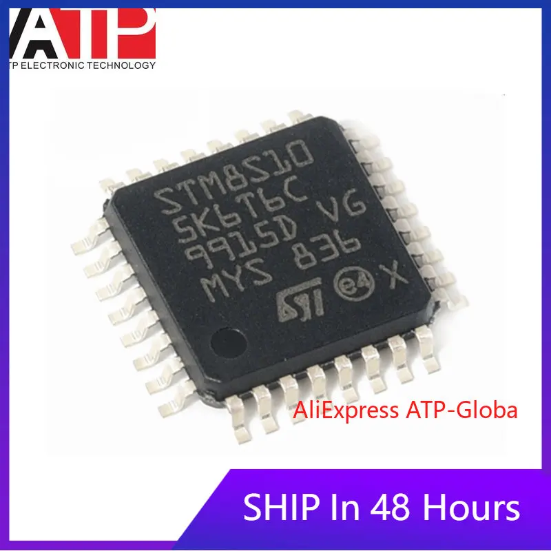 

10PCS STM8S105K6T6C LQFP-32 STM8S105 SMD QFP ARM Microcontroller MCU Chip IC Brand New Original In Stock in stock