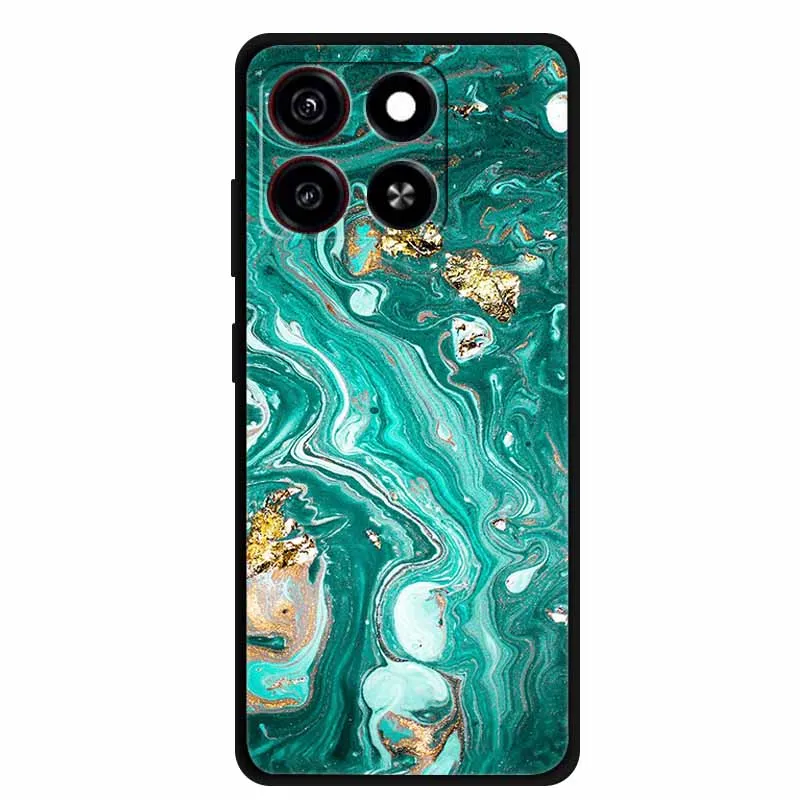 Marble Astronaut Shockproof TPU Soft Silicone Phone Case - 6.75