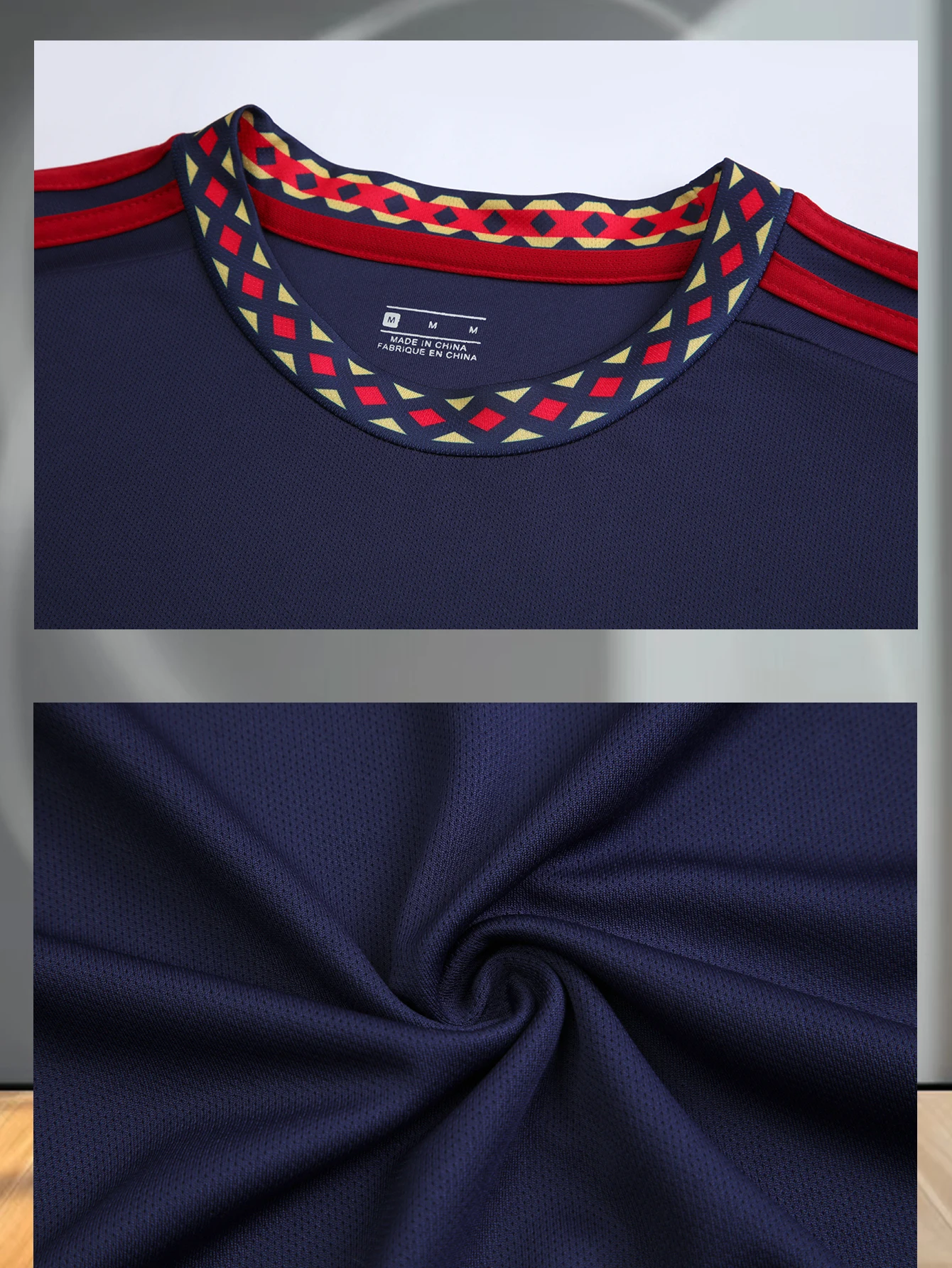 Men's Casual Sports Football Uniform round Neck Top Fashionable Breathable Shorts Comfortable Football Suit Set football uniform,sports uniform sets
