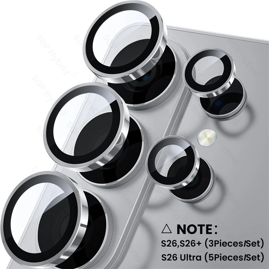 Enhanced Metal Ring Lens Glass Camera Protector Cover - Premium Accessories