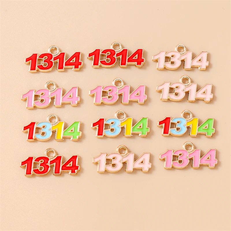 20 Stück Niedliche Emaille-Zahlenanhänger 2026 1314 Herzförmige Charms für Schmuckherstellung Neujahrs-Halsketten Ohrringe Armbänder DIY Bastelgeschenke – Detail 8