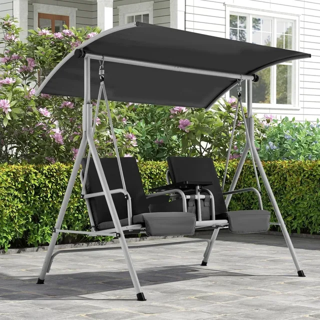 2-Seat Outdoor Porch Swing 1