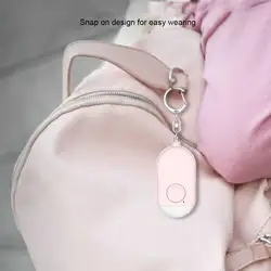 Women Outdoor Personal Alarm Portable Pocket Sound Flashlight Running