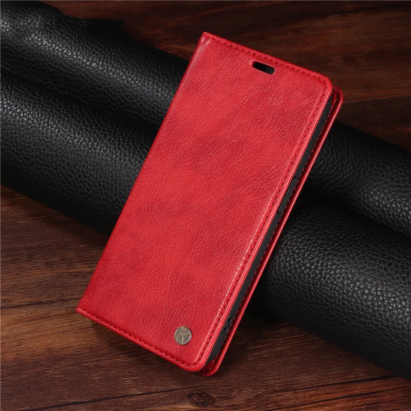 Elegant Leather Flip Wallet Phone Case - Premium Protective Cover