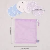 6 Pcs/Set Waterproof 10cm Bamboo Breastfeeding Pad Reusable Nursing Pads With Laundry Bag 6