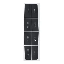 

Matte Car Steering Wheel Switch Control Button Repair Sticker Decals Stickers For Ford For Mustang 2010-2012 Car Stickers