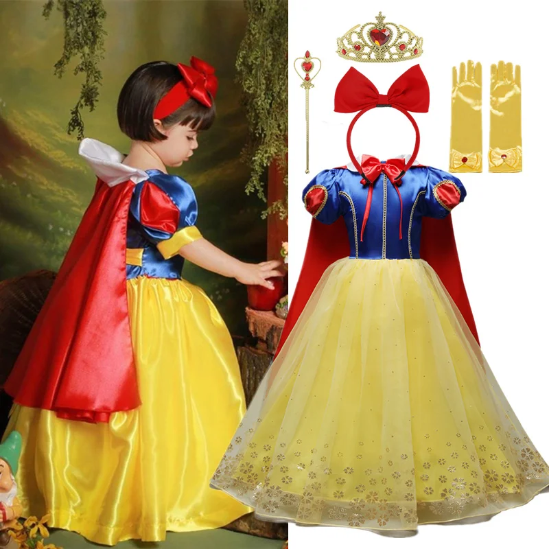 Girls Dress Kids Halloween Cosplay Princess Costume Children Christmas New Year Party Clothes Carnival Clothing | Детская одежда и