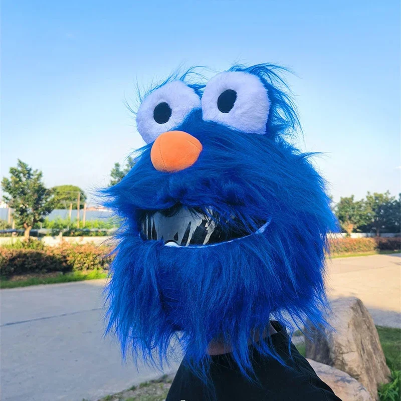 Motorcycle Helmet Covers Cartoon Plush Helmet Protective Cover