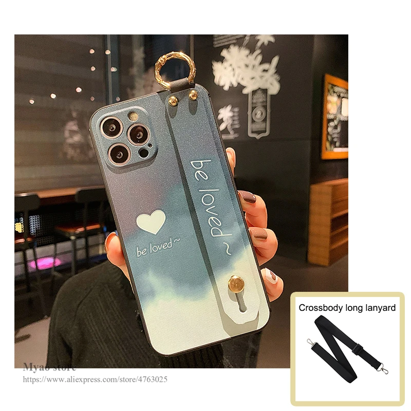 Be Loved Wrist Strap Phone Case with Enhanced Protection and Style