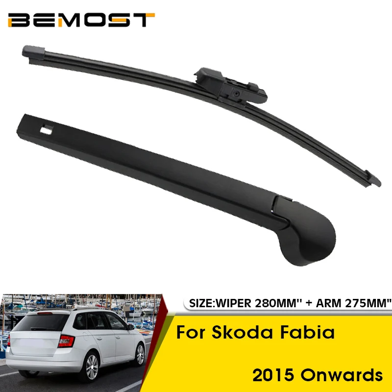 

Car Wiper Blade For Skoda Fabia 2015 Onwards Rear Back Windshield Windscreen Rear Wiper 280mm+Arm 275mm Car Accessories