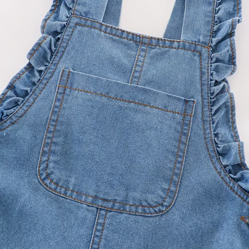 IENENS 여아용 아기 옷 점퍼, 데님 청바지 바지, 유아 운동복, 2, 3, 4, 5, 6 세 3