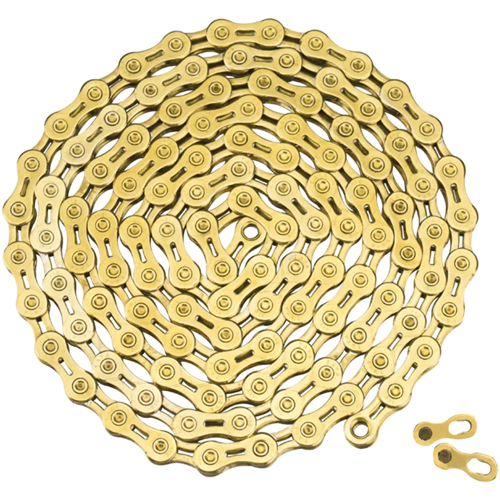 

Bicycle Chain Bicycles Accessories Replacement for Bike Easy Installation Carbon Steel Joints Metal Sturdy