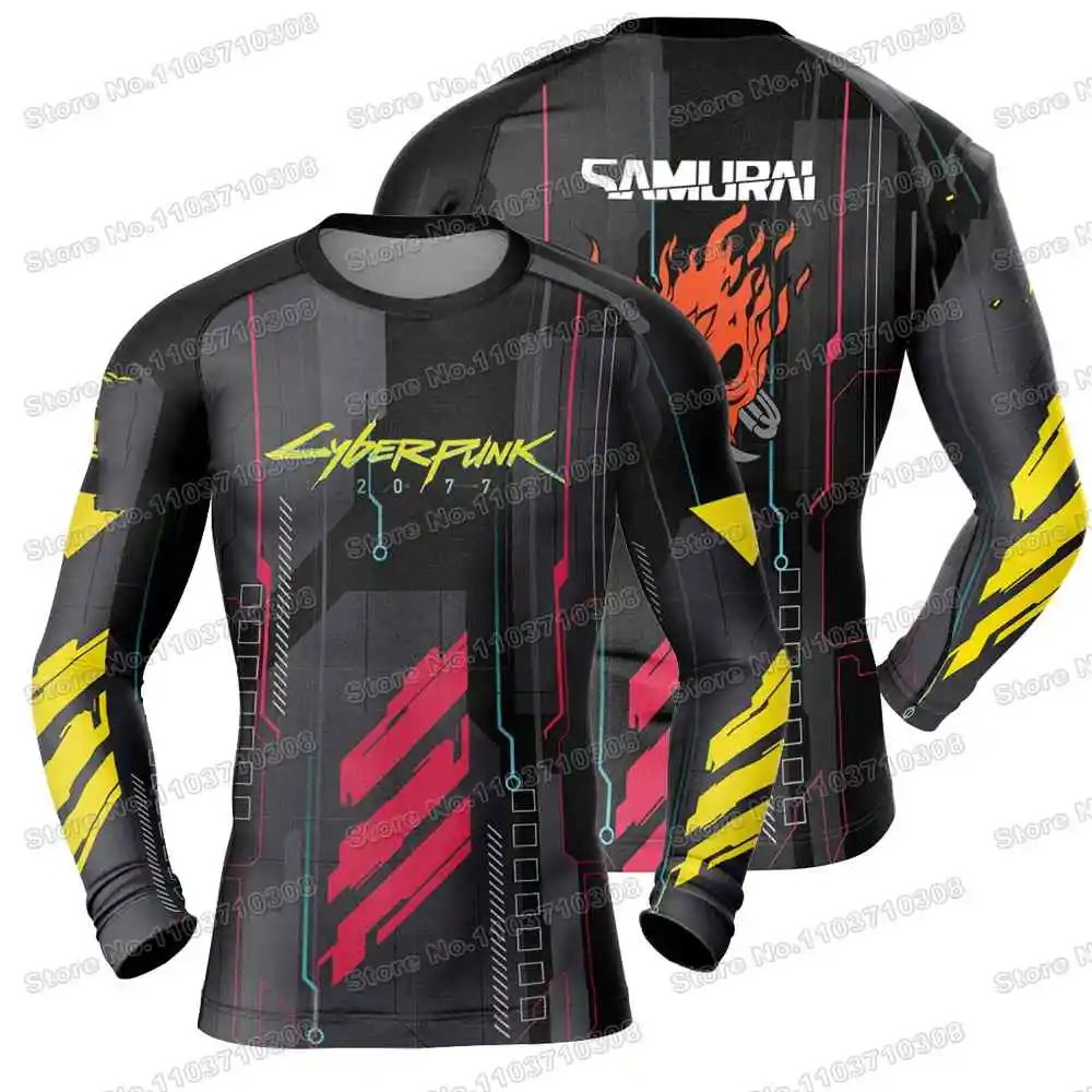 14th Anime Cartoon Rash Guards Surfing Jersey Beach Trousers Swimwear Diving Gym Long sleeves MMA BJJ Men Jiu Jitsu Fitness Sets