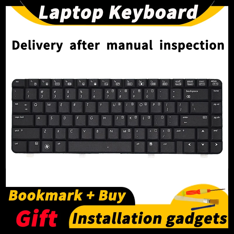 

For HP DV2000 V3500 V3000 DV2800 V3700 DV2700 V3600 DV2900 V3900 V3800 Notebook Keyboard