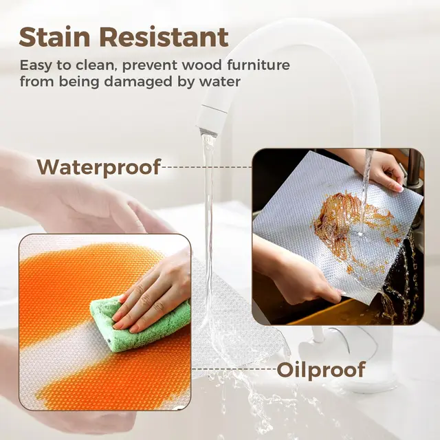 EVA Kitchen Cabinet Shelf Cover Liners Non Adhesive Table Drawer Mat Waterproof Closet Plastic Paper Anti Dirty Oil-proof Mat 6
