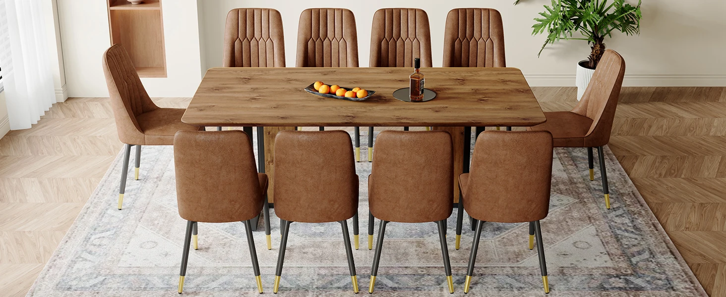 Large Dining Table Set for 10