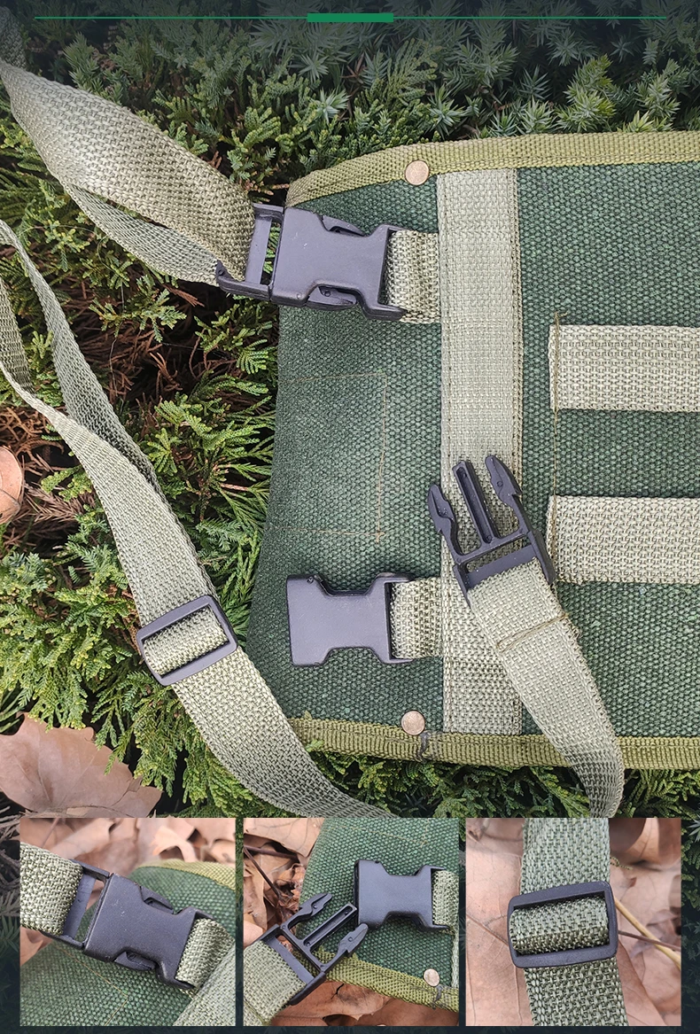 Multifunktionale Leinwand Schaufel Abdeckung Schutzhülle Gürtel Tasche Einstellbare Schulter Gurt Schaufel Tasche Werkzeuge Lagerung Halter – Detail 7