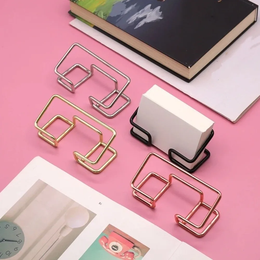 금속 명함 홀더 녹슬지 않는 튼튼한 명함 스탠드 공간 절약형 현대적인 스타일 카드 디스플레이 스탠드 카운터탑 디스플레이