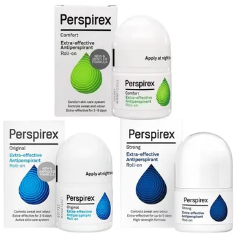 Perspirex Antitraspirante per Ascelle 24H Lunga Durata, Deodorante per Sudore, Potente Eliminazione degli Odori, Cura della Pelle