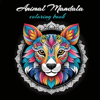 Animal Mandala Patterns Coloring Book for Adults Cute Drawing Book Perfect Gift for Party and Birthday 1