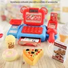 Simulation Shopping Cash House Toys Electronic Game Lighting And Sound Effects Supermarket Cashier Toys 4