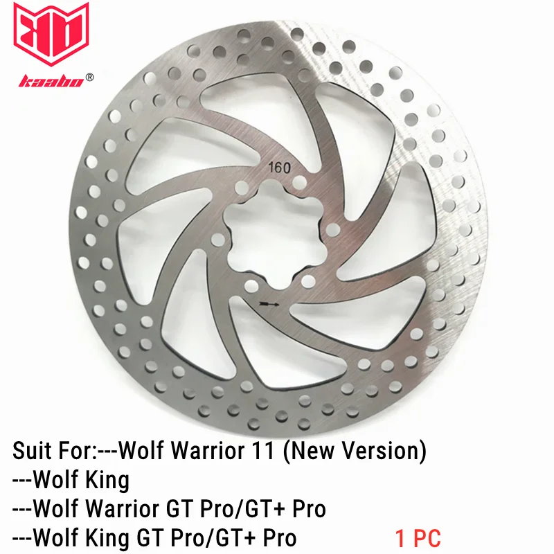 Kaabo 160 mm Bremsscheibe für Kaabo Wolf Warrior X/11 Mantis10 Kaabo Wolf King GTR/Wolf King+ Warrior/King GT Kaabo E-Scooter-Teile – Detail 1