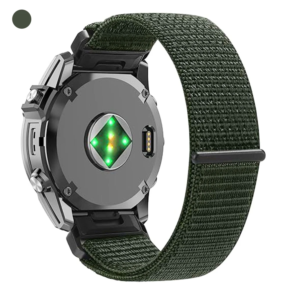 Universal Nylon Loop Strap | Quick Release Wristband with Enhanced Durability (22mm/26mm)