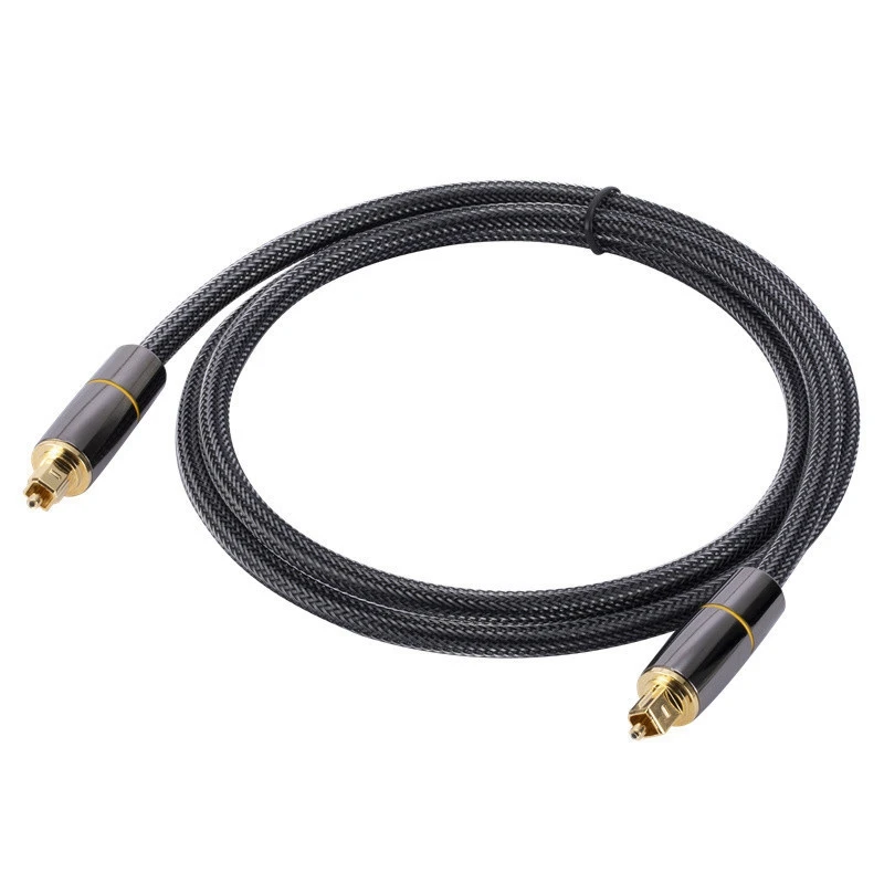 Оптический аудиокабель 2 м Toslink SPDIF, коаксиальный кабель для усилителей, кабель для звуковой панели плеера