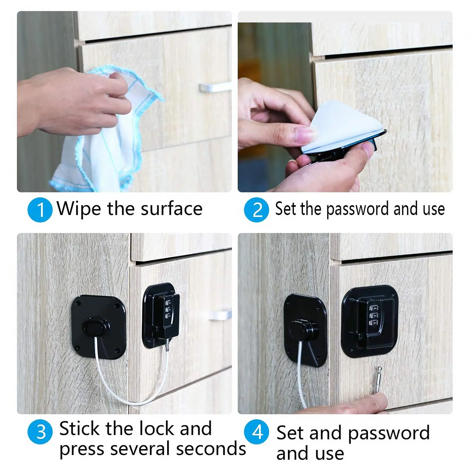 mini fridge with passcode lock