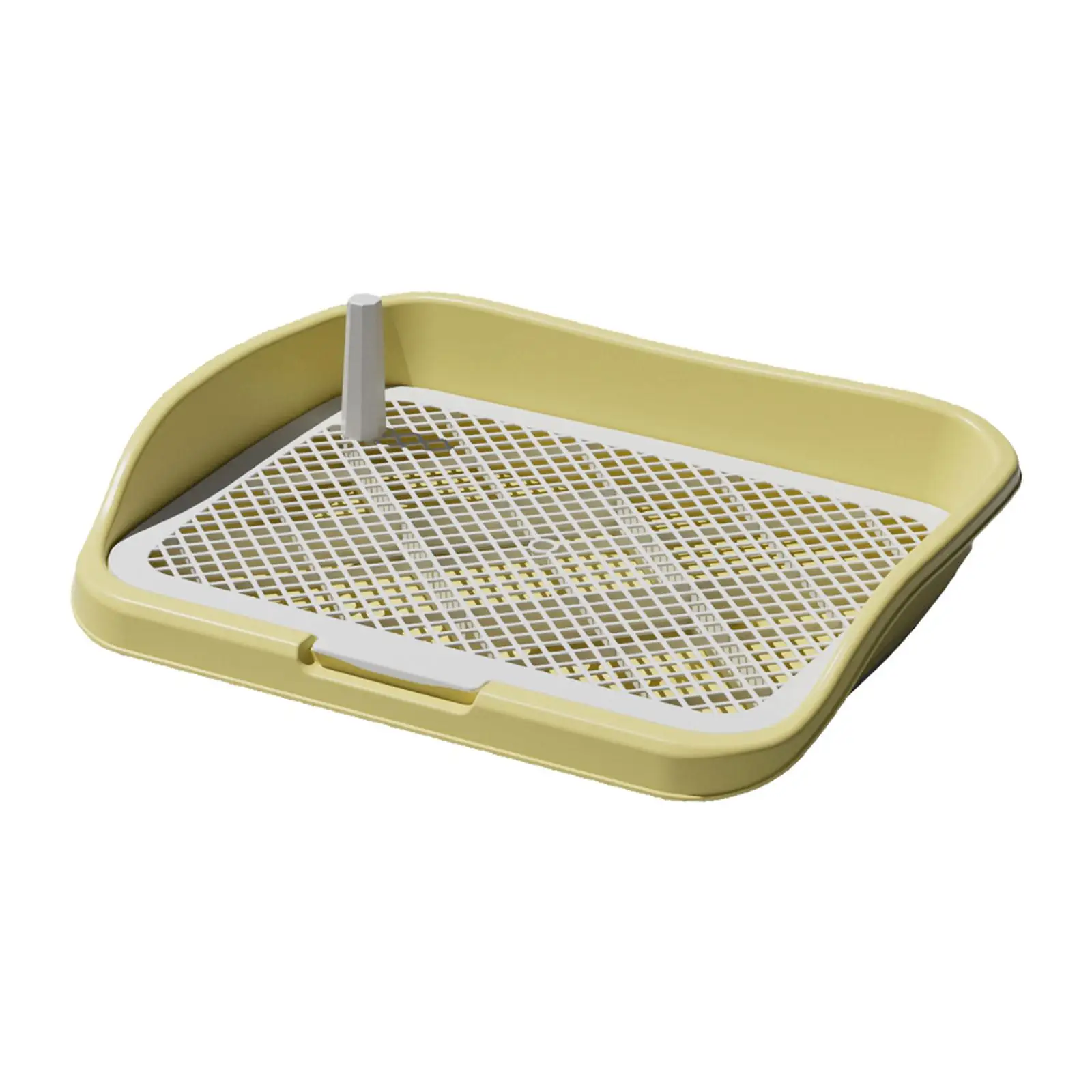 Pee Pad Holder Dog Toilet Open Top Entry Dog Litter Pan Reusable Dog Potty Tray Training Pad for Garden Household Porch Bunny