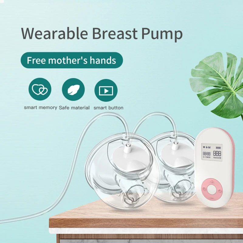 

Electric Breast Pump Double Silent Wearable Automatic Milker USB Rechargable Hands-Free Portable Milk Extractor Baby Breastfeedi