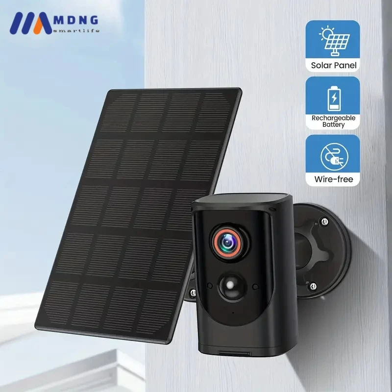 AiwitAPPSolarBatteryCameraOutdoorWIFI2MPSecurityProtection