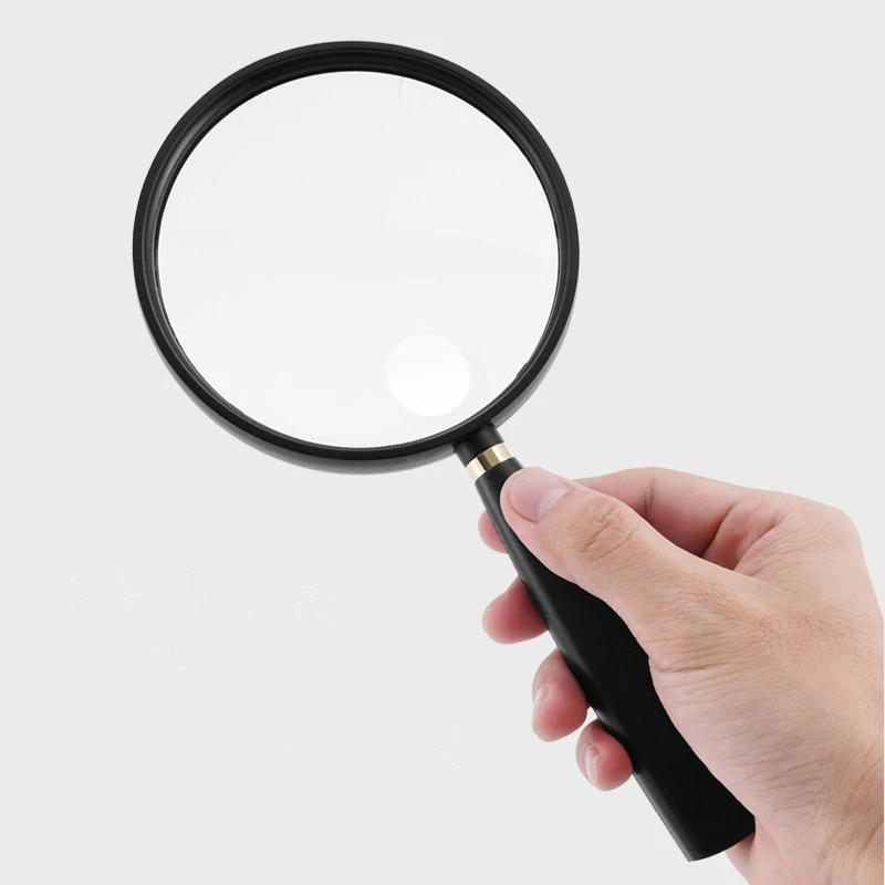 Lens Diameter 75mm 90mm 110mm Optical HD Magnifying Glass Handheld Reading  Magnifier For Book Reading Loupe - AliExpress
