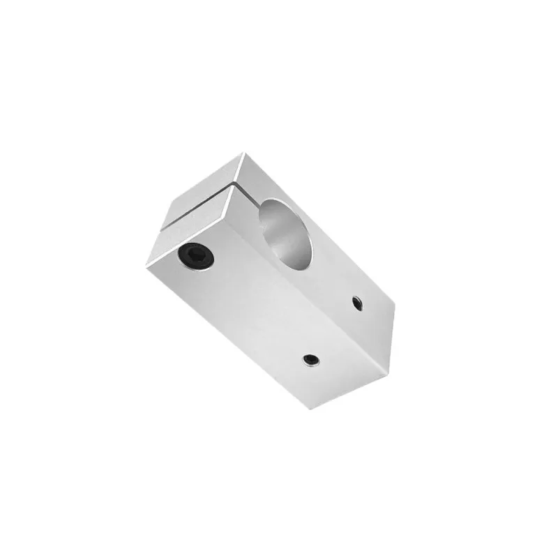 Shaft Connector Shaft Coupler Rigid Shaft Coupler Pipe Frame Connector T-type Fixed Column Optical Shaft Cross Connector Clamp Block Inner Hole Diameter 8 10 12 15 16 20 25 30 mm