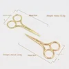 1pc European-style Makeup Scissors 9CM Compact Stainless Steel Small Professional Eyebrow Nose Hair Cut Manicure Nail Tools 5