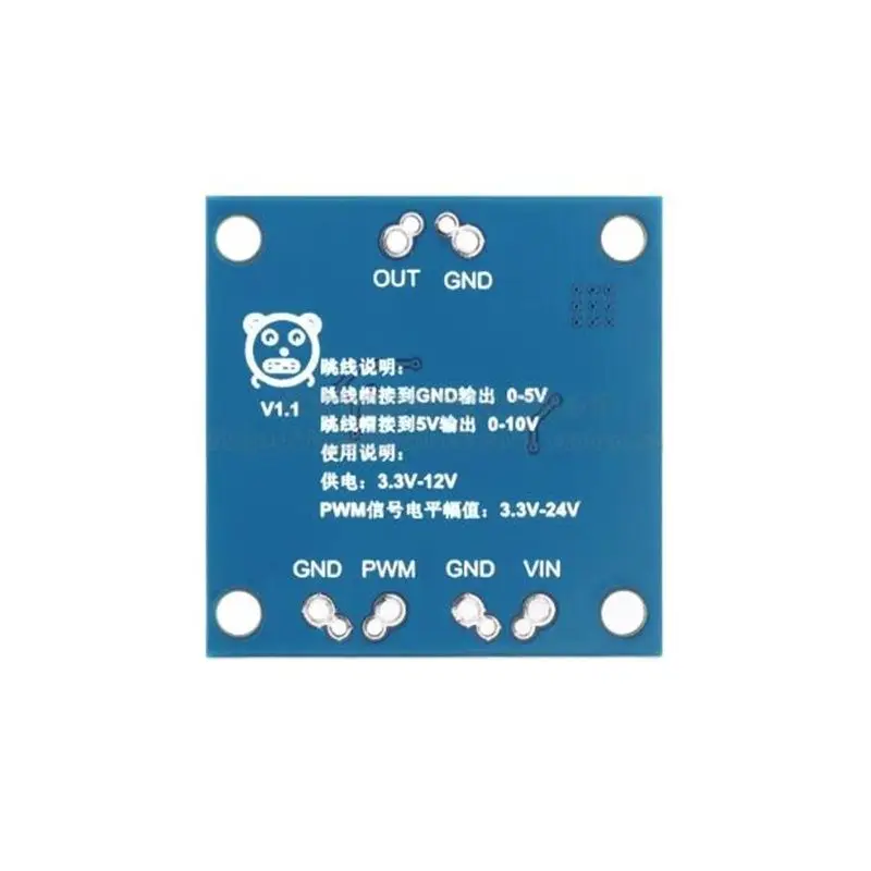 OriginalGenuine PWM Signal To Voltage Module 0-100% Duty Cycle to 0-5V/0-10V Output