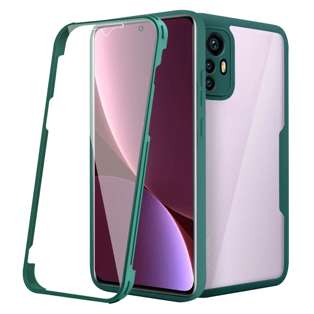 360 Full Shockproof Transparent Silicone Case