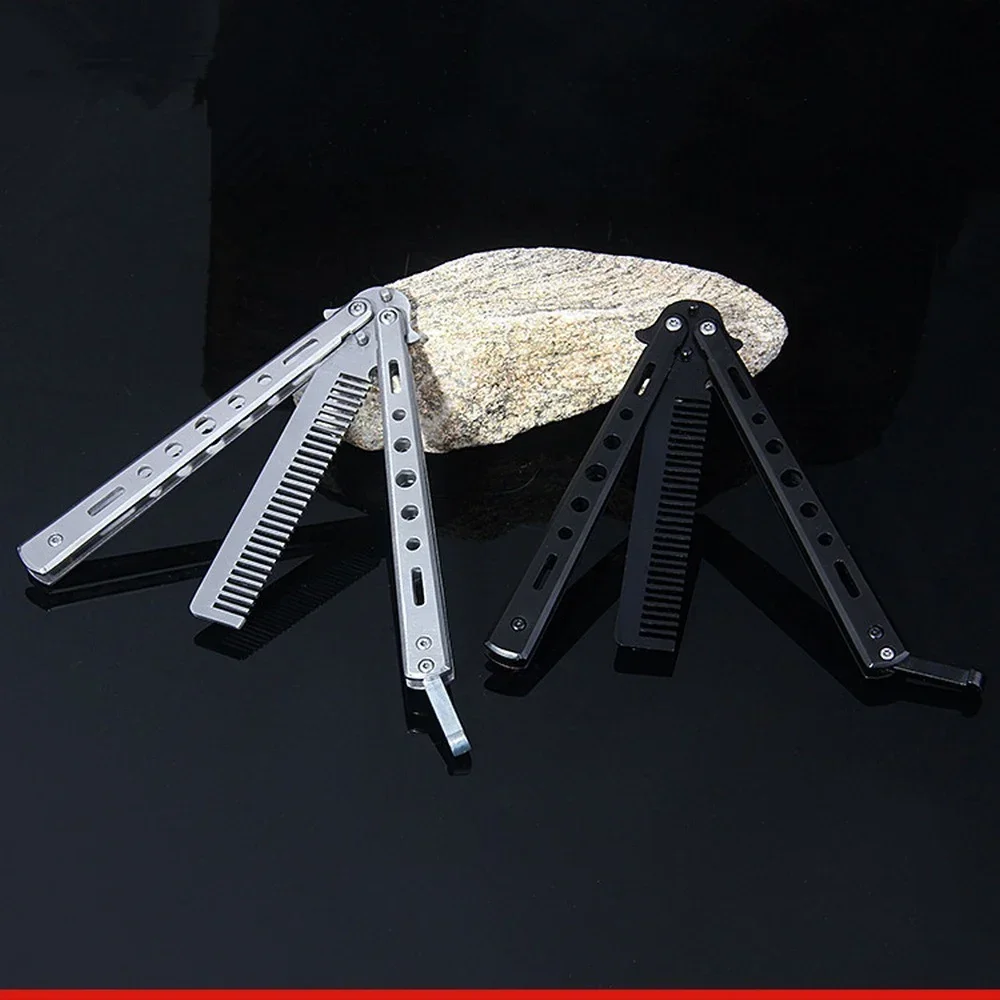 Senza Lama Più Affilata Coltello A Farfalla Principiante Flipping Trainer Farfalla Pratica Coltello Farfalla Pettine Balisong