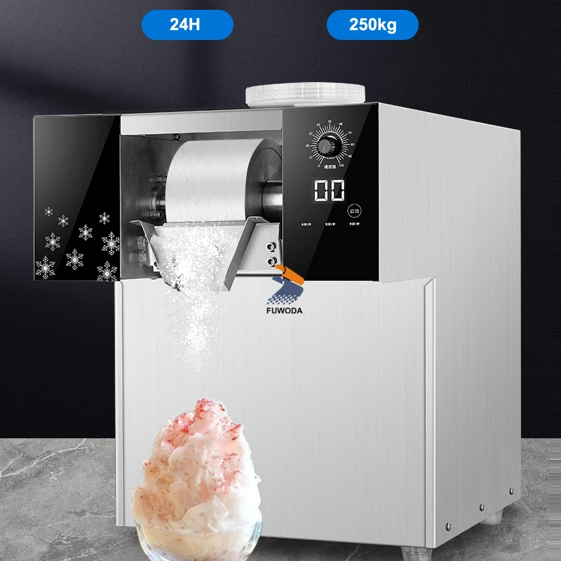 Machine à glace pilée 250 KG par 24H - Refroidissement à l'eau