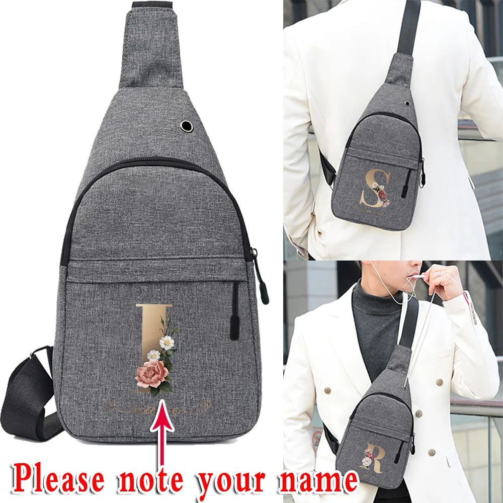 Мужская нагрудная сумка под заказ